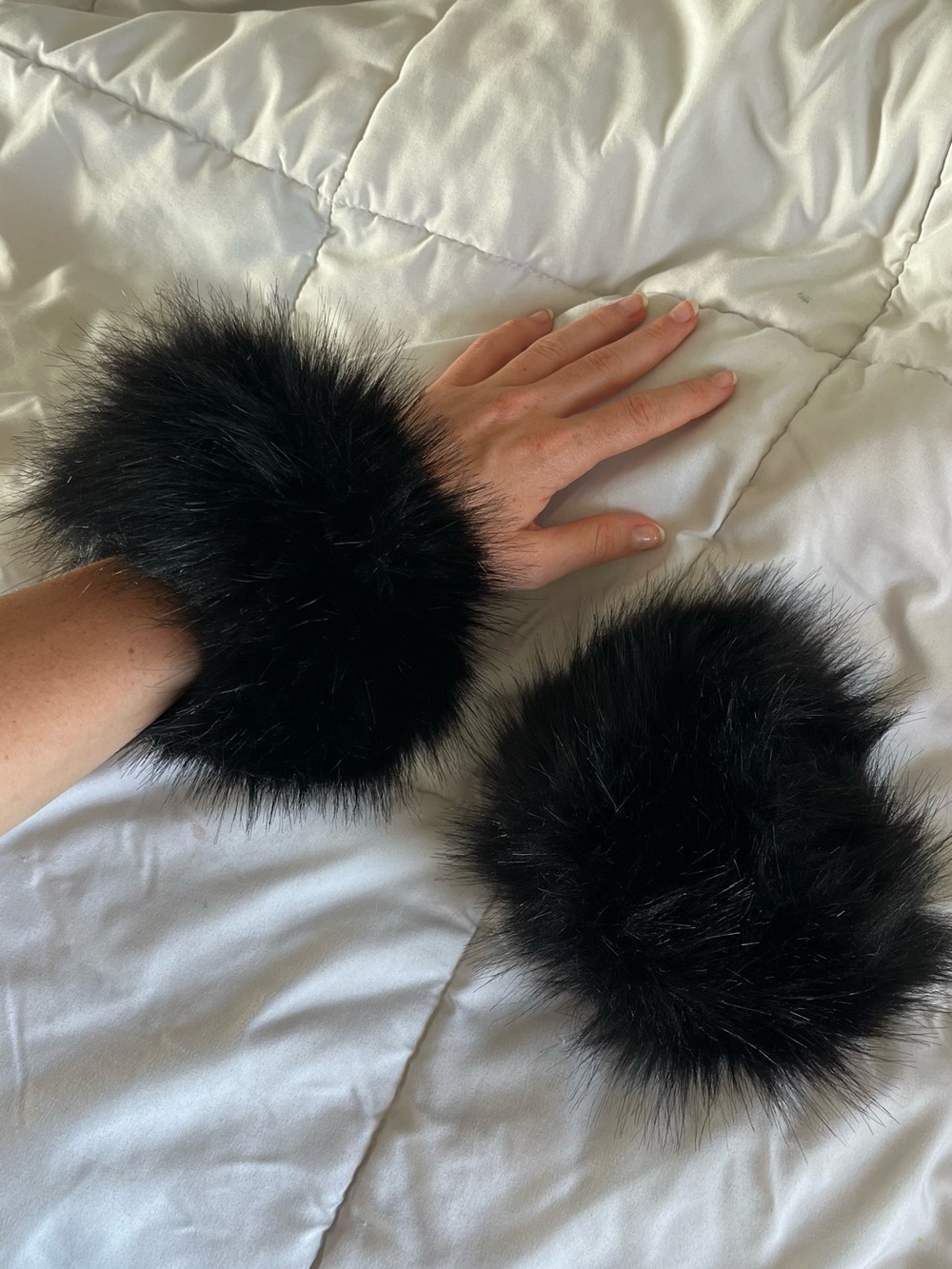 Fur cuffs